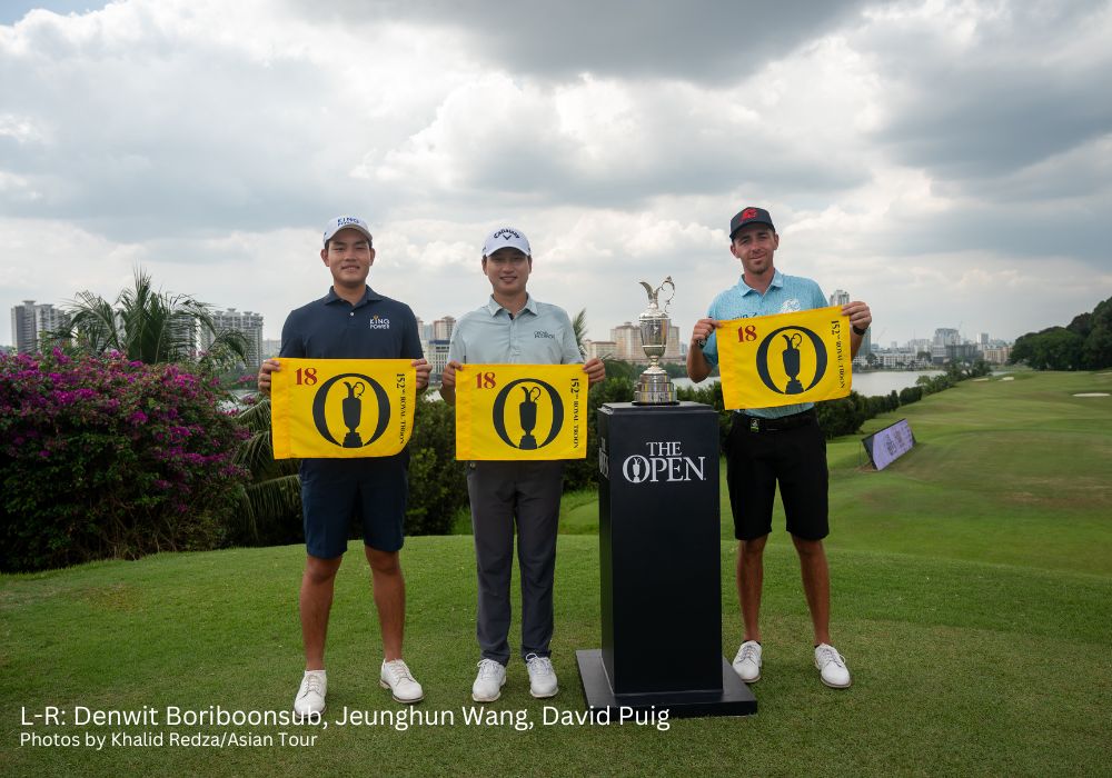 Puig, Wang and Boriboobsub punch their tickets to the 152nd Open through IRS Prima Malaysian Open