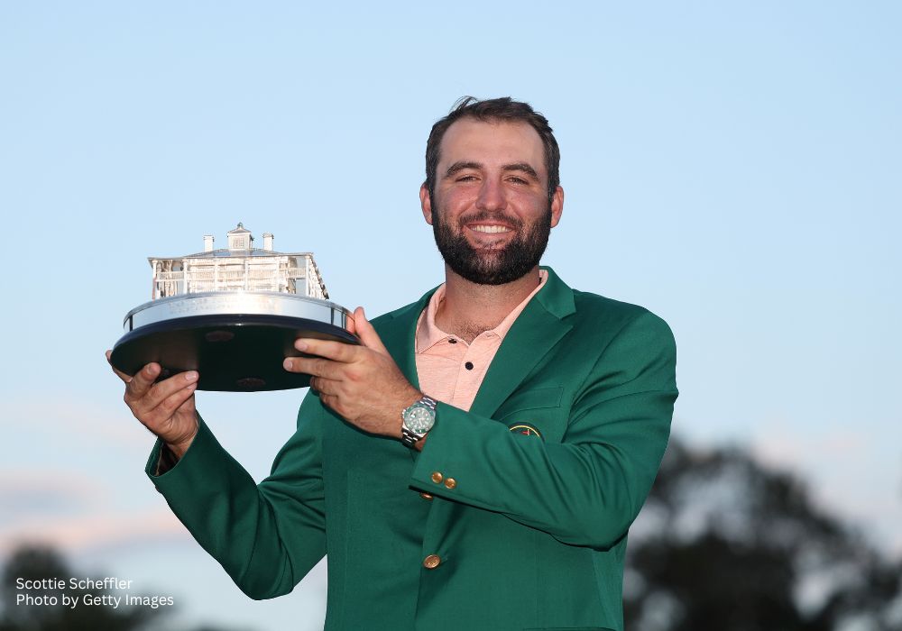 Scottie Scheffler wins second green jacket with four-shot victory at The Masters