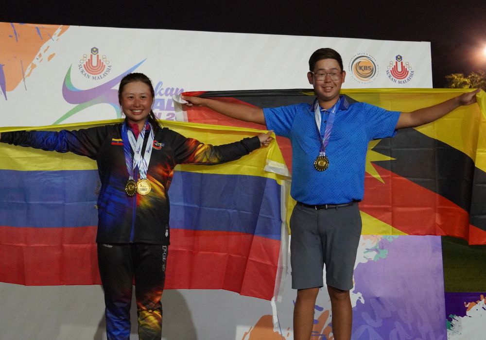 Team Wilayah bag two golds, a silver and a bronze in SUKMA golf, Jeneath Wong of Wilayah and Malcolm Ting of Sarawak claim ladies’ and men’s individual titles