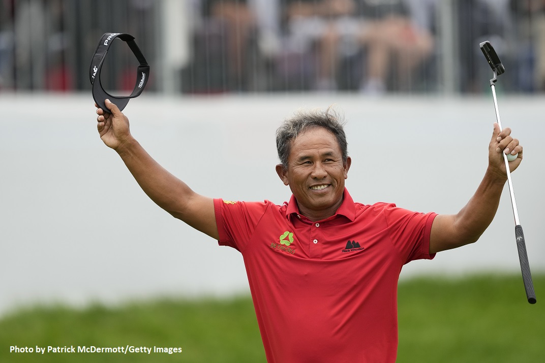 Thongchai Jaidee makes history as first Thai golfer to win on PGA Tour Champions